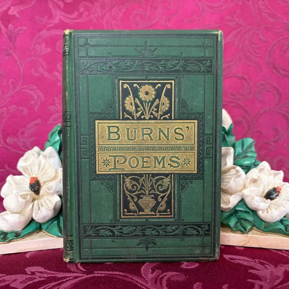 1881 The Poetical Works of Robert Burns, Antique Poetry Book, T. Y. Crowell
